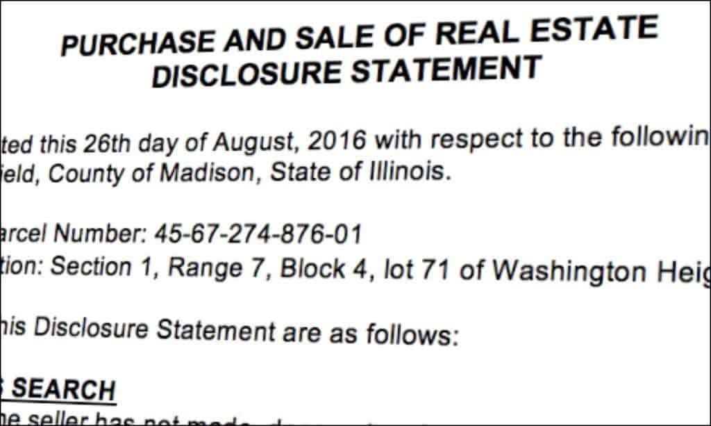 disclosure statement