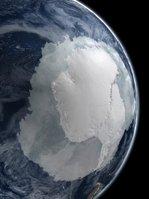 Antarctica from space