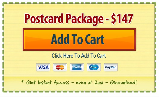 postcard template coupon