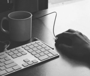 mouse and keyboard B&W